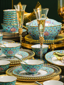 mornenjoy | High Quality Enamelware Porcelain Set