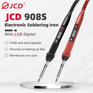 JCD 908S Electric Soldering iron 80W Adjustable Temperature LCD Digital Display Solder Iron Household Welding Repair Tool
