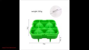 Whiskey Ice Sphere Maker BPA free Silicone Golf Ball Ice Maker Round Ice Cube Tray Mold Ball Golf Shape Ice