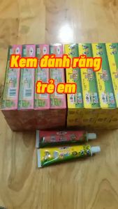 Kem đánh răng cho bé kem đánh răng trẻ em 75g Rose kem đánh răng bé có thể nuốt được có hương dâu và hương cam