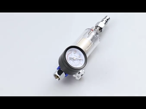 FILTER REGULATOR SET SPRAYGUN 180 psi MANOMETER SPET DUCO + SARINGAN PRESSURE GAUGE 12 bar + SEPARATOR SET