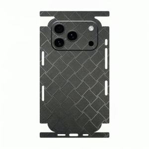 Full Wrap 3D Embossed Back Skin for iPhone 17 16 15 14 13 Pro Max Anti Scratch Rear Protective Film Sticker
