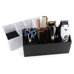 ที่วางอุปกรณ์ตัดผมอเนกประสงค์ กันลื่น ถอดประกอบได้ สำหรับหวี กรรไกร และอุปกรณ์ทำผม อุปกรณ์เสริมร้านตัดผม