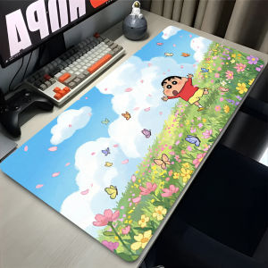 Bandai | Mouse Pad C-Crayon Shin-chan Extra-large Cute Cartoon Non-slip Desk Pad Dorm Computer Keyboard Pad Rubber Mousepad