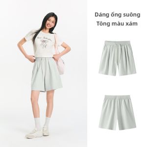 Semir | Quần Short Xòe Dập Ly Kiểu Draping