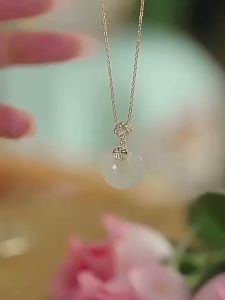 The Necklace Good Luck Long Prosperous Secure Both Connatation And Fasion Buckle Good Luck And Love