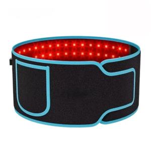 Red &Infrared LED Light Therapy Belt 850nm 660nm Back Pain Relief Wrap Red Light Therapy Full Body Belt Back Waist Heating