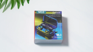 M10 TWS หูฟังไร้สาย Bluetooth 5.1 ไฮไฟสเตอริโอ กันน้ำ หน้าจอสัมผัส LED แสดงผลกีฬา - ประเทศไทย