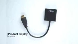 60" 1080P HDMI to VGA Converter Adapter HD Cable HDMI VGA cable สายแปลง HDMI TO VGA พร้อมสาย