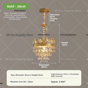 MIYUN | Elegant French Style Chandelier Crystal
