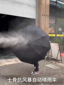 24 Ribs Automatic Umbrella Payong Windproof Anti-UV Sunscreen Large Umbrella Folding Sunshadewindproof and large