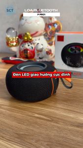 ( SIÊU RẺ ) Loa Nghe Nhạc Cao Cấp - Loa Bluetooth P Pro 1 Kết Nối Nhanh Kháng Nước Tốt Pin Khoẻ Hỗ Trợ USb Thẻ Nhớ JAck 35