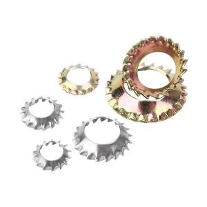 GUWANJI | Anti-Loosening 304 Stainless Steel Tapered Serrated Washer