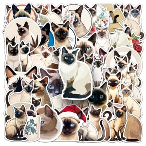 50-100 PCS Lovely Cat Graffiti Stickers Cartoon Cute Waterproof Decals for Water Bottle Phone Luggage Notebook Cat Lover Gift
