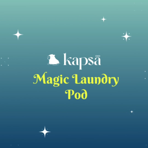 Kapsa 10-in-1 Laundry Pods Sample Pack Single Capsule - With Santal Noir Fragrance Softener