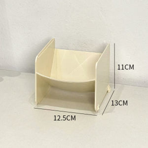 Cream Style Dresser Table Oblique Insertion Makeup Brush Storage Rack Lipstick Storage Shelf Cosmetics Storage Box
