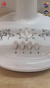 COOL POWER 12" Timer Table Desk Stand Fan Silent Moving Head Living Room Bedside Kipas Pemasa Berdiri Meja Bilik12