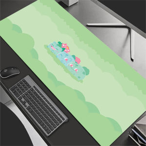Bandai | Tấm Lót Chuột XXL Dành Cho Game Thủ PC - Tấm Lót Bàn Lớn Với Thiết Kế Game Anime Có Hình P-Pokemons Bulbasaur - Phụ Kiện Thảm Bàn Phím Bằng Cao Su