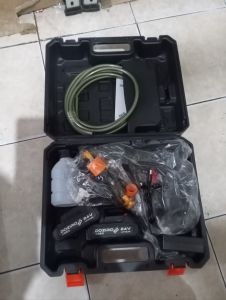 Mesin Jet Cleaner dapat 2 Baterai / Alat Cuci Motor Dan Mobil Atau Cuci AC JAPAN STANDART