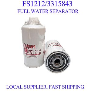 FUEL FILTER FS1212 FUEL WATER SEPARATOR 3315843 / 3308638 [LOCAL STOCK. READY TO SHIP WITHIN 24HRS.] FOR DIESEL ENGINE GENERATOR