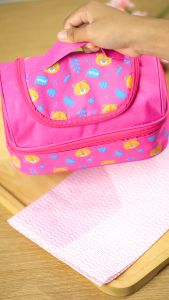 Smiley Lunch Bag Set of 4 pcs - KingQueen Shopping