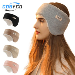 GOBYGO Soundproof Ear Cups Warm And Ear Protection Head-mounted Noise Cancellation Winter Sports Skiing Ear Protection Men Women