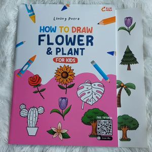 BUKU ANAK : CKLIK MEDIA : HOW TO DRAW FLOWER & PLANT