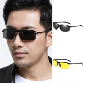 🔥Cc.👍 Mens polarized Driving sunglasses Day and night Vision sunglasses Outdoor sports color-changing glasses High quality ultralight UV protection radiation protection glasses Fishing Hiking sunglasses
