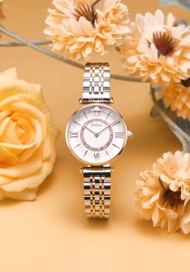 BIDEN Jam Tangan Wanita Teratas: Gelang Modis Baja Tahan Karat & Jam Anti Air