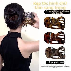 Kẹp Tóc Dẹt Hình Số 8 Đẹp Lớn