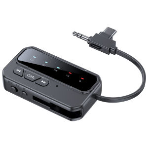 Bluetooth 5.4 Transmitter Receiver Supports to 2 Headphones/iphone AUX Wireless Audio Adapter for CarAirplanePCGymSwitch