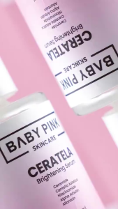 BABY PINK SKINCARE - Brightening Serum 20ML Ceratela: Ceramide & Centella Tingkatkan Skin Barrier & Kelembapan