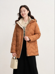 Koradior | Warm Winter Hooded Womens Down Jacket