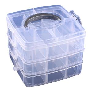 TOUGLESY | Transparent Plastic Storage Box with Lid