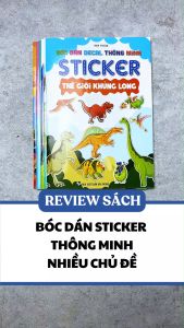Sách - Bóc Dán Decal Thông Minh Sticker - HA - Newshop