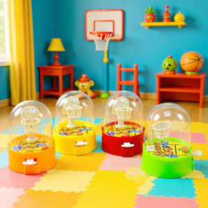Creative and Fun Mini Finger Childrens Puzzle Desktop Toy Basketball Interactive Shooting Game Machine