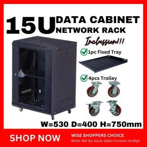 4U/6U/9U/12U/15U Network Cabinet (Disassembled) data rack / Data Rack / Server Cabinet / Data Cabinet / Server Rack Cabinet Power Distribution Unit PDU cooling fan Data Rack cabinet accessories
