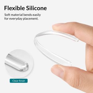 1-20PCS Self Adhesive Buffer Pads Anti-collision Strip Door Stopper Cabinet Door Bumpers Transparent Wall Protector Pad