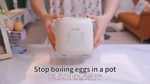 【LOCAL STOCK-Deliver in 2-3 days】Electric Egg Boiler Egg Maker Cooker Breakfast Steamer Auto Power-off 6 Modes Of Temperature small hard boiled egg maker Modes Breakfast Cooker煮蛋器