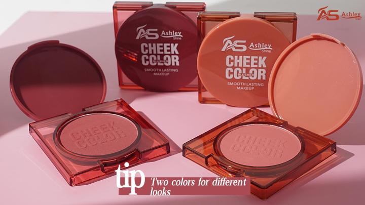 Ashley Shine Blush on Cheek  Silky Glow Makeup  Cheek Colors  Natural Long Lasting  Silky Glow Contour Face Makup  AS9083
