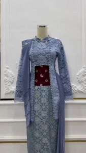 Baju Kebaya Wisuda Wanita Modern & Kebaya Batik Brokat Set