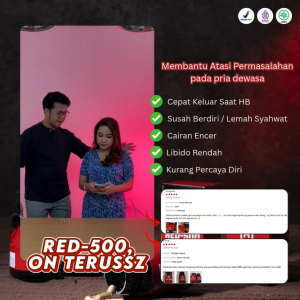 Red 500 Suplement Herbal Pria Tanpa Efek Samping