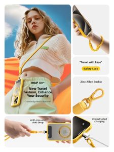 W&P | Red Anti-loss Adjustable Neck and Wrist Strap Nylon