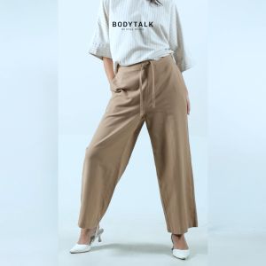 Bodytalk Celana Panjang Wanita Nicolette Mocca Brown 43097T5BW