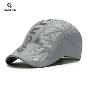 HOZADA Men Beret Hat Flat Cap Summer Hat Breathable Lightweight Hat Beret Outdoor Sunscreen Peaked Cap Fashion Retro British Style Golf Flat Cap Casual Hat Beret for Men