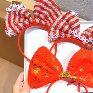 Băng đô bờm tóc Giáng sinh cho bé gái và người lớn Phụ kiện tóc Noel Christmas