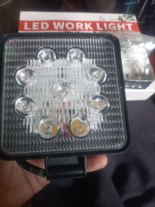 LAMPU TEMBAK 9 MATA 27W 12V WORKLIGHT WATERFROOP LAMPU SOROT MOTOR MOBIL