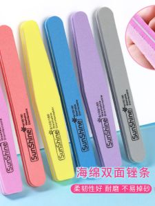 Durable Double-Sided Sponge Nail Grinding Strip Professional Tool for Nail Salons Nail Polishing And Shaping Sanding Strip