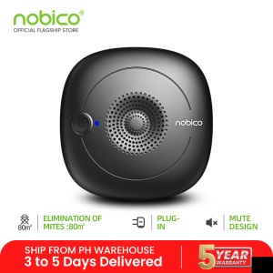 Nobico CM01 Portable Ultrasonic Mite Remover Air Purifier For Home & Room Fully Cover Noiseless Wireless Prevent Dust Mite Allergens |In 5 Years Warranty|