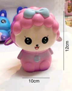 mainan squishy domba pink